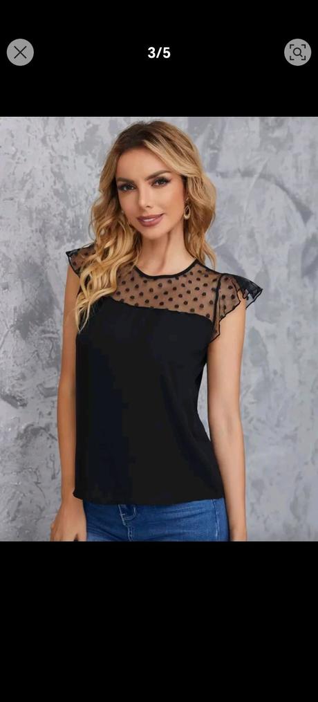 Krásny elastický top tričko sadne na s aj m, m