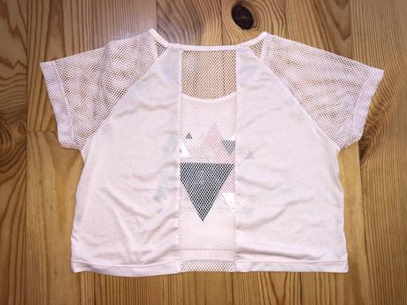 Športový crop top uni, xs