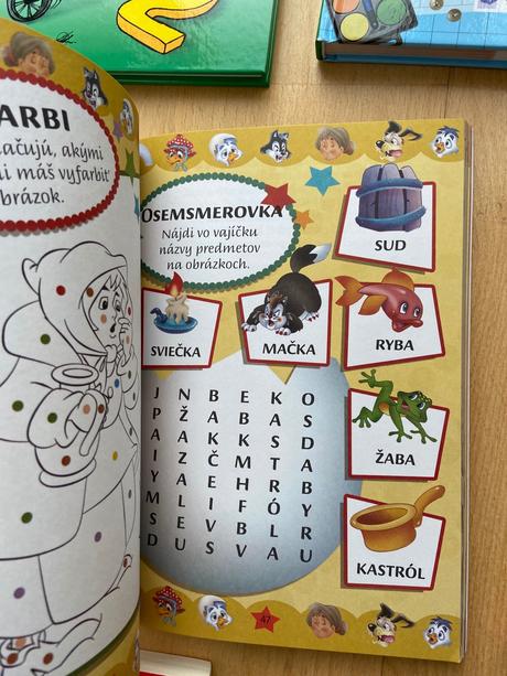 11 ks knizky a pracovne zosity pre predskolaka,