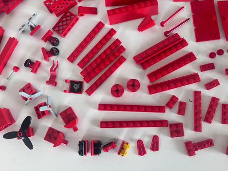 Lego červené, 
