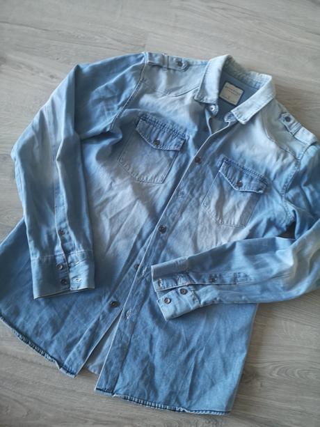 Pánska riflove košeľa, reserved,l