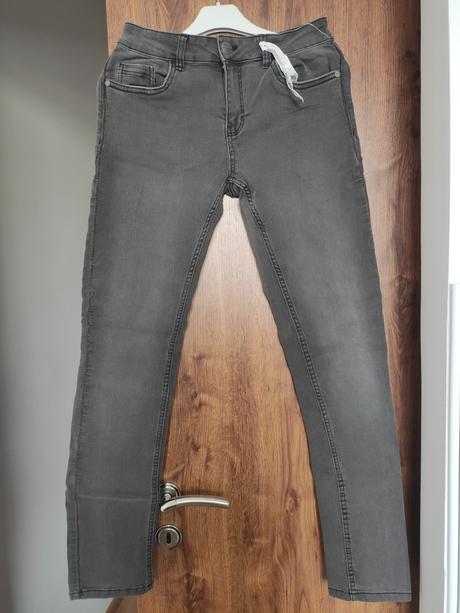 Rifle šedé elastické, takko,38