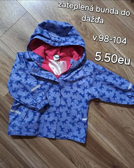 Zateplená bunda do dažďa, 98