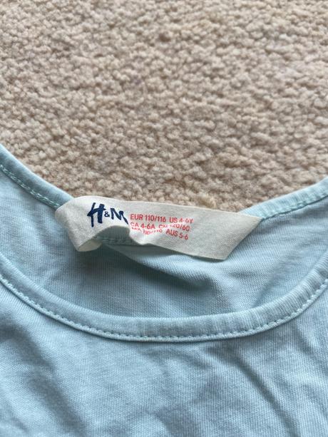 Letne saty 110/116, h&m,110