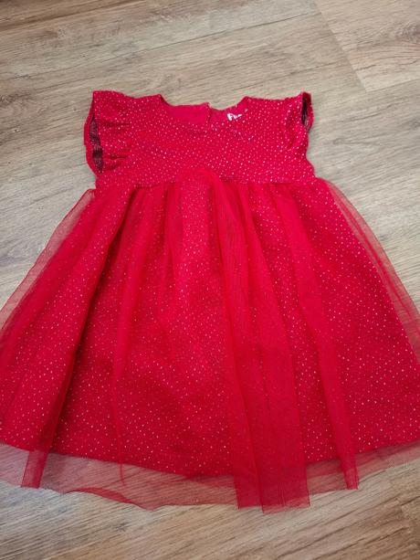 Červené slávnostné šaty, f&f,86