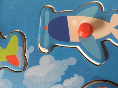 Vkladačka podľa obrysu lietadlá, 