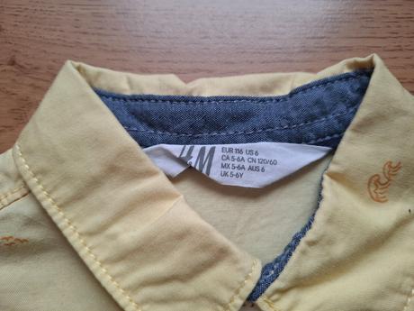 Košeľa h&m, h&m,116