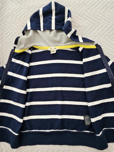 Tenka pruzkova mikina, h&m,116