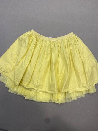 Zlatožltá sukňa, h&m,122