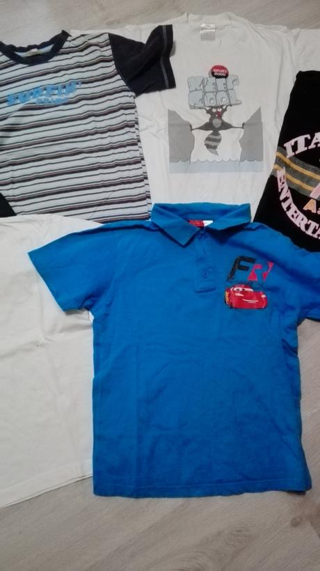 Balík letných tričiek vel. 134, 122–134