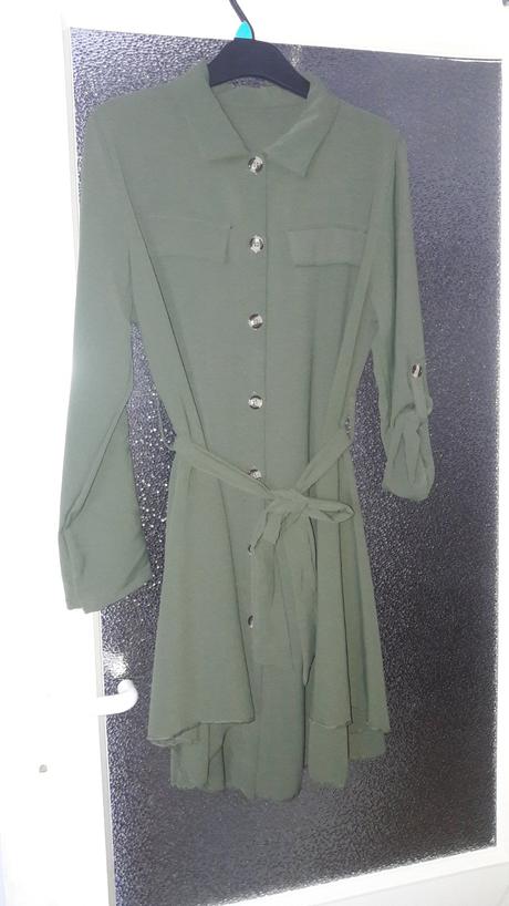 Blúzkové šaty, xs