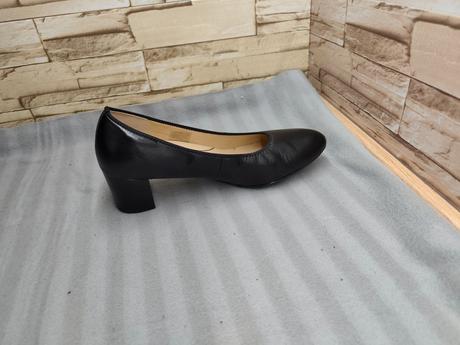Ara 38,5 - dámske kožené čierne lodičky, ara,38