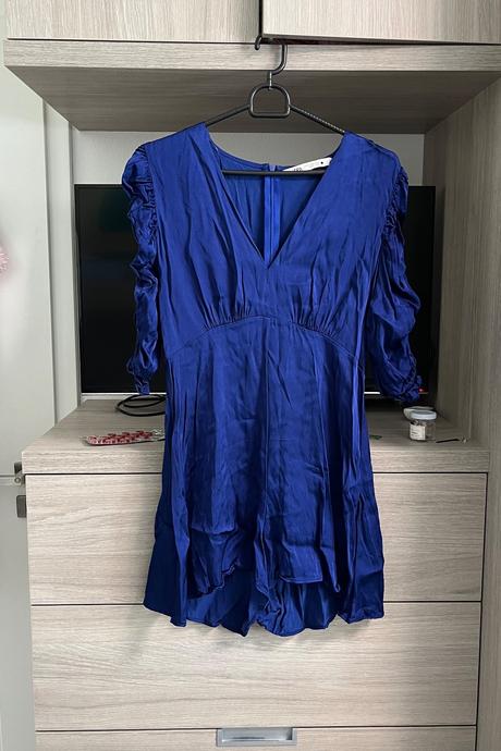 Saténový overál, zara,m