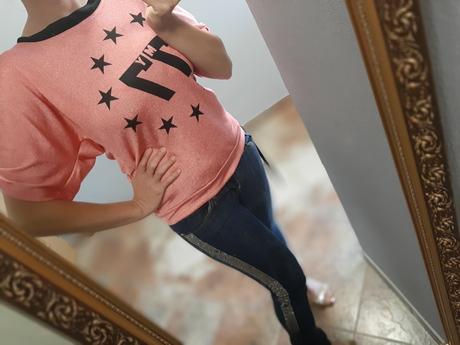 My77 top tunika uni, l