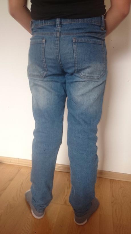 Chlapčenské rifle 10-11rokov, denim,146