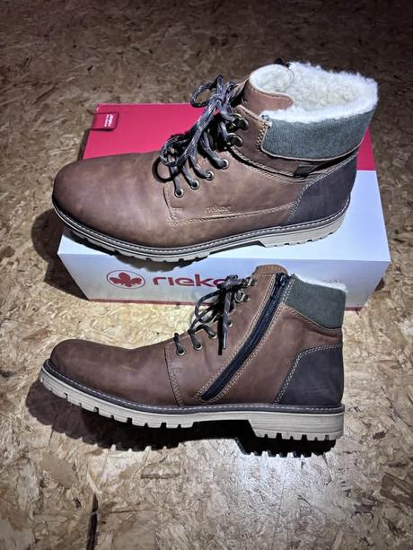 Pánska zimná obuv rieker f3611-25 veľ. 45, rieker,45