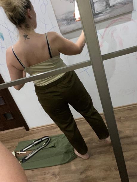 Nohavice h&m, h&m,42