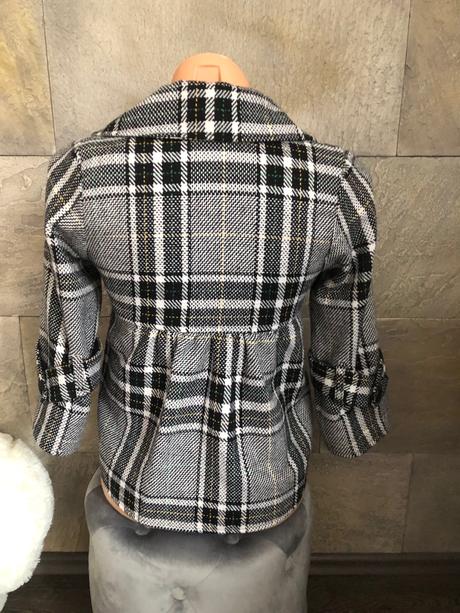 Bik bok károvaný kabatik s, s