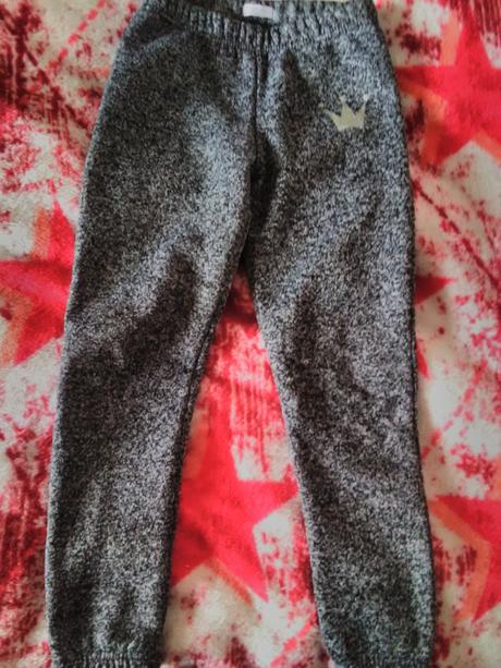 Sivé hrubé tepláky, pepco,122