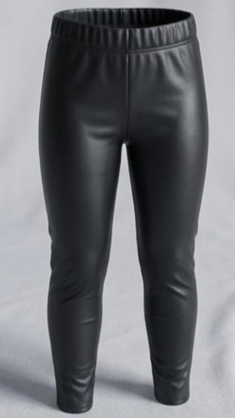 Tenké koženkové legíny, h&m,116