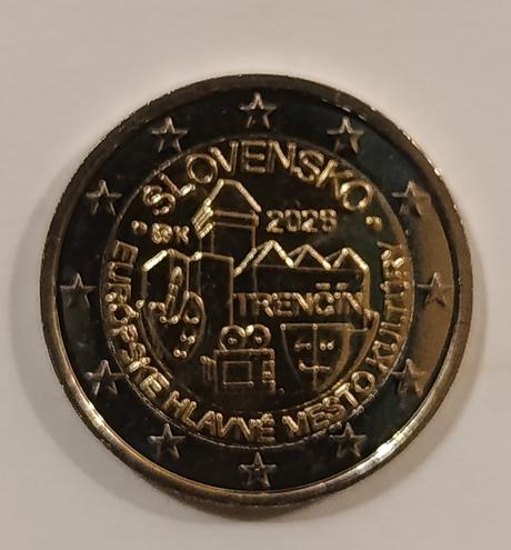 2 euro slovensko 2026 unc mesto kultúry trenčín, 