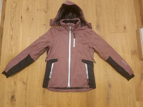 Dievcenska zimna lyziarska bunda bordova, crivit,152