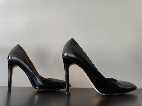 Kožené lodičky na podpätku, gino rossi,38