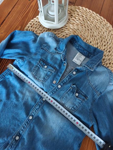 Riflová košeľa denim 122, denim,122