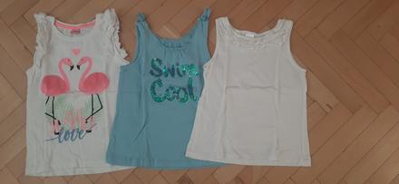 Tielkove tričká 3 ks, 116