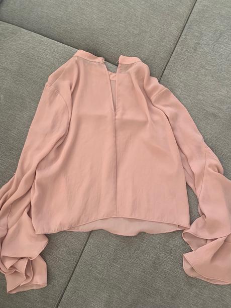 Blúzka slaboruzova elegantná zn.bershka s, bershka,s