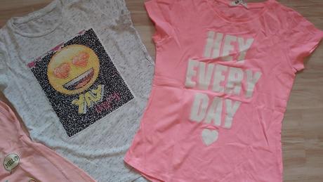 Tričká 2+ 1 grátis, h&m,158