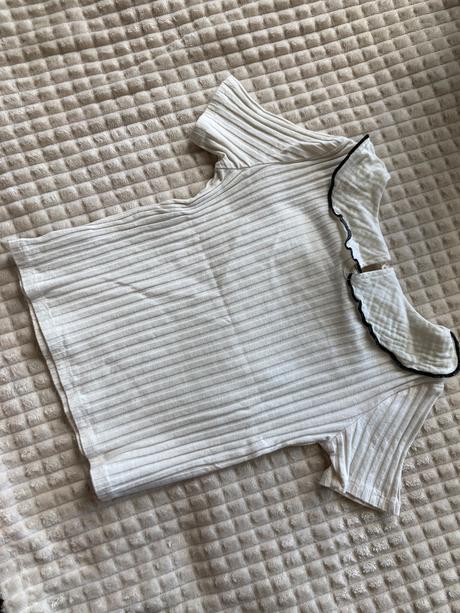 Tričko s mašľou 110/116, h&m,110