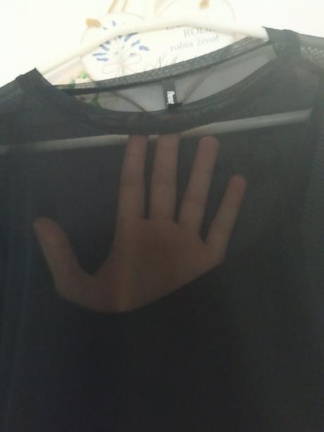 Priesvitná blúzka, s