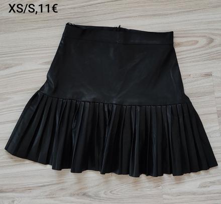 Koženková sukňa, s