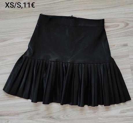 Koženková sukňa, s