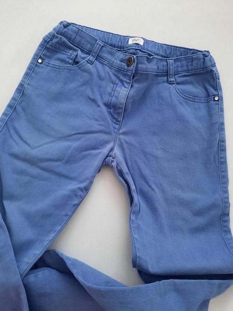 Fialové riflové nohavice, f&f,146