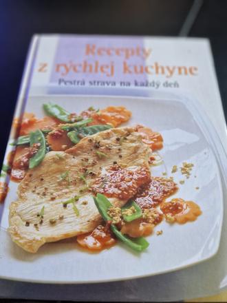 Kniha recepty z rýchlej kuchyne. 253 strán.,