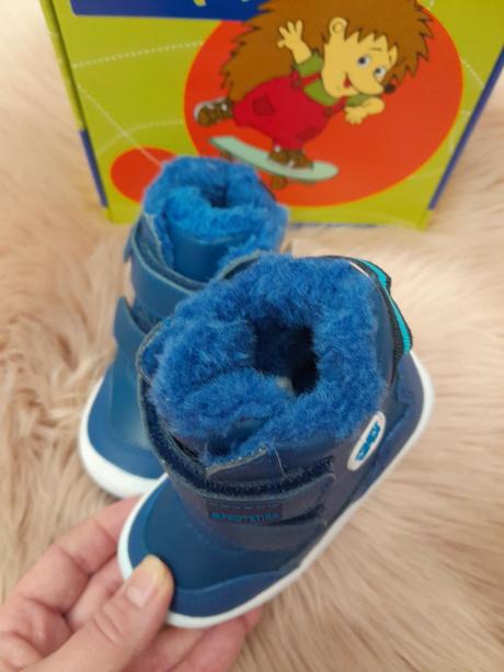 Detské zimné kožené topánky 2220178 b, protetika,20