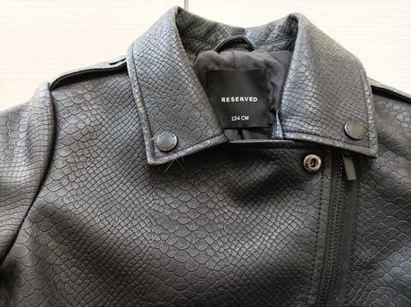 Koženková bundička top stav, reserved,134