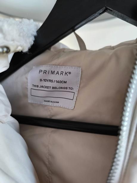 Bunda tepla, primark,140
