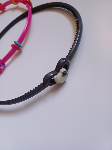 2ks plastové farebné dievčenské čelenky, 