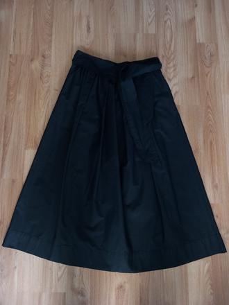 Čierna midi sukňa reserved 40/42/l, reserved,l