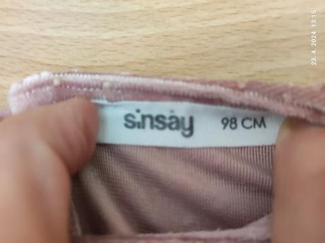 Šaty pre dievčatko 98, sinsay,98