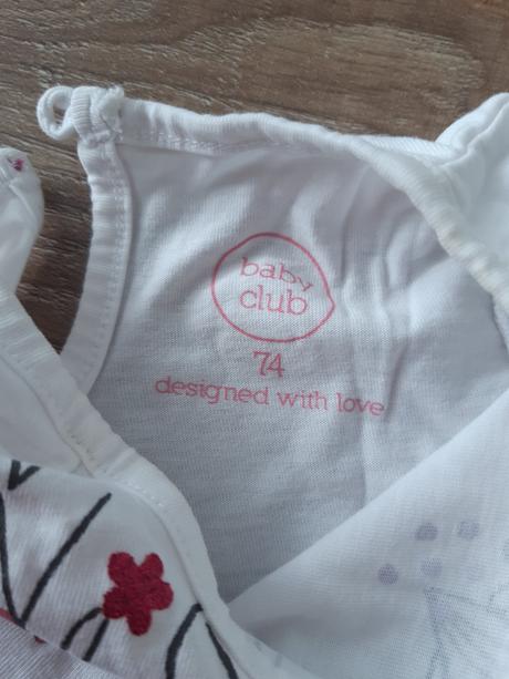 Dievčenské tričko, baby club,74