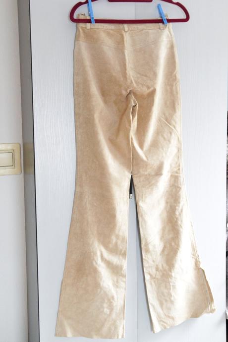 Nohavice z pravej kože s, s