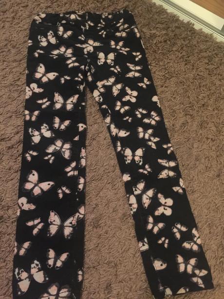 Menžestrové nohavice, 2 páry, h&m,122