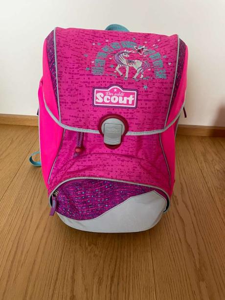 Scout alpha lilac unicorn školský ruksák 3-dielny,