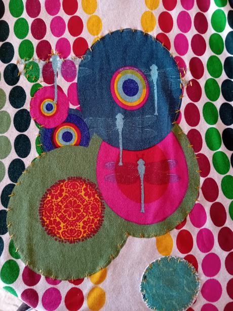 Krásne tielko s vážkami, desigual,m