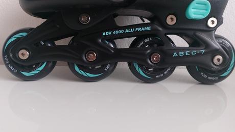 Korčule 2v1 raven pulse black/cyan, 33