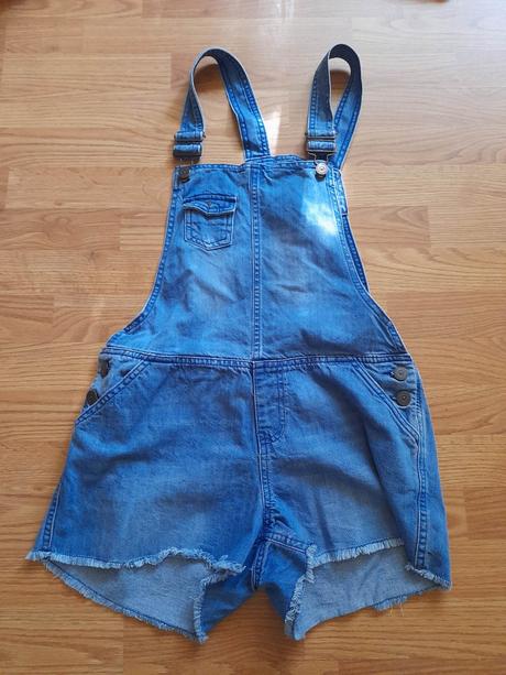 Riflove sortky na traky, denim co,40